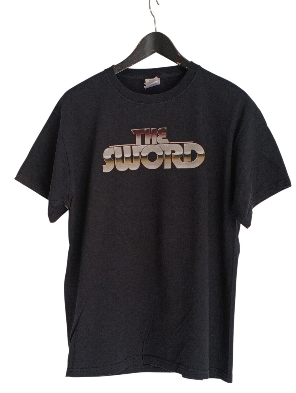 Vintage Y2K The Sword Metal Band Shirt Fruit of the Loom 20.5x26